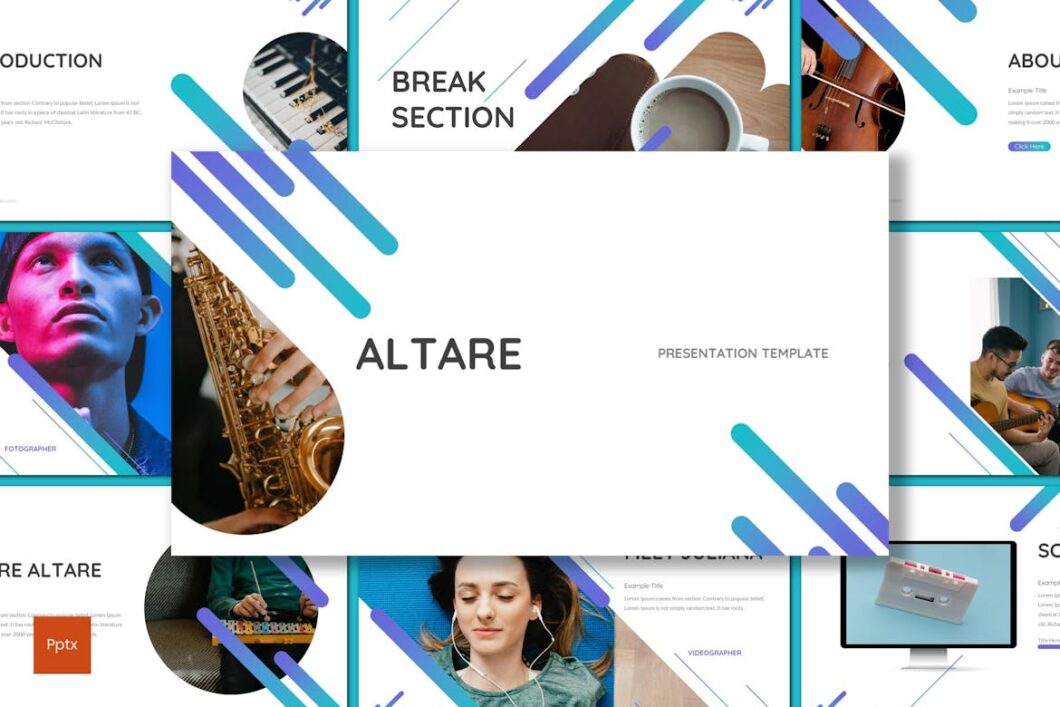 Altare - Musical Instrument Powerpoint Template