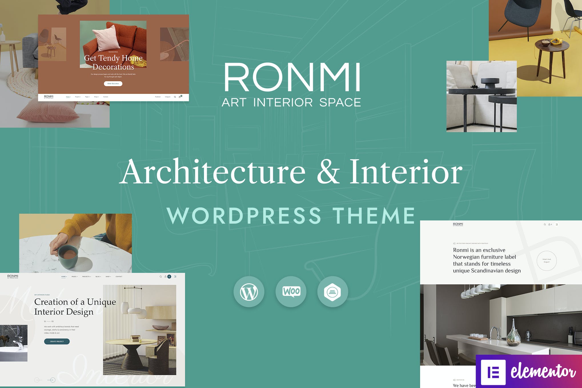 Ronmi - Architecture and Interior Design WordPress All items/WordPress/Themes