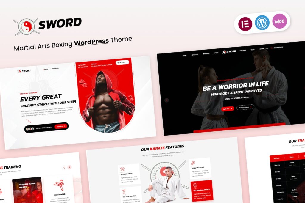 Sword - Martial Arts Boxing WordPress Theme | عالمكم