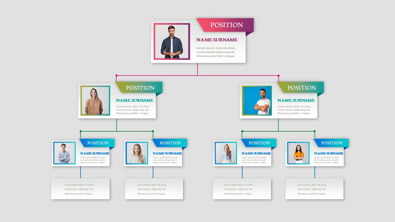 تصميم مخطط هيكلي احترافي في برنامج مايكروسوفت بوربوينت