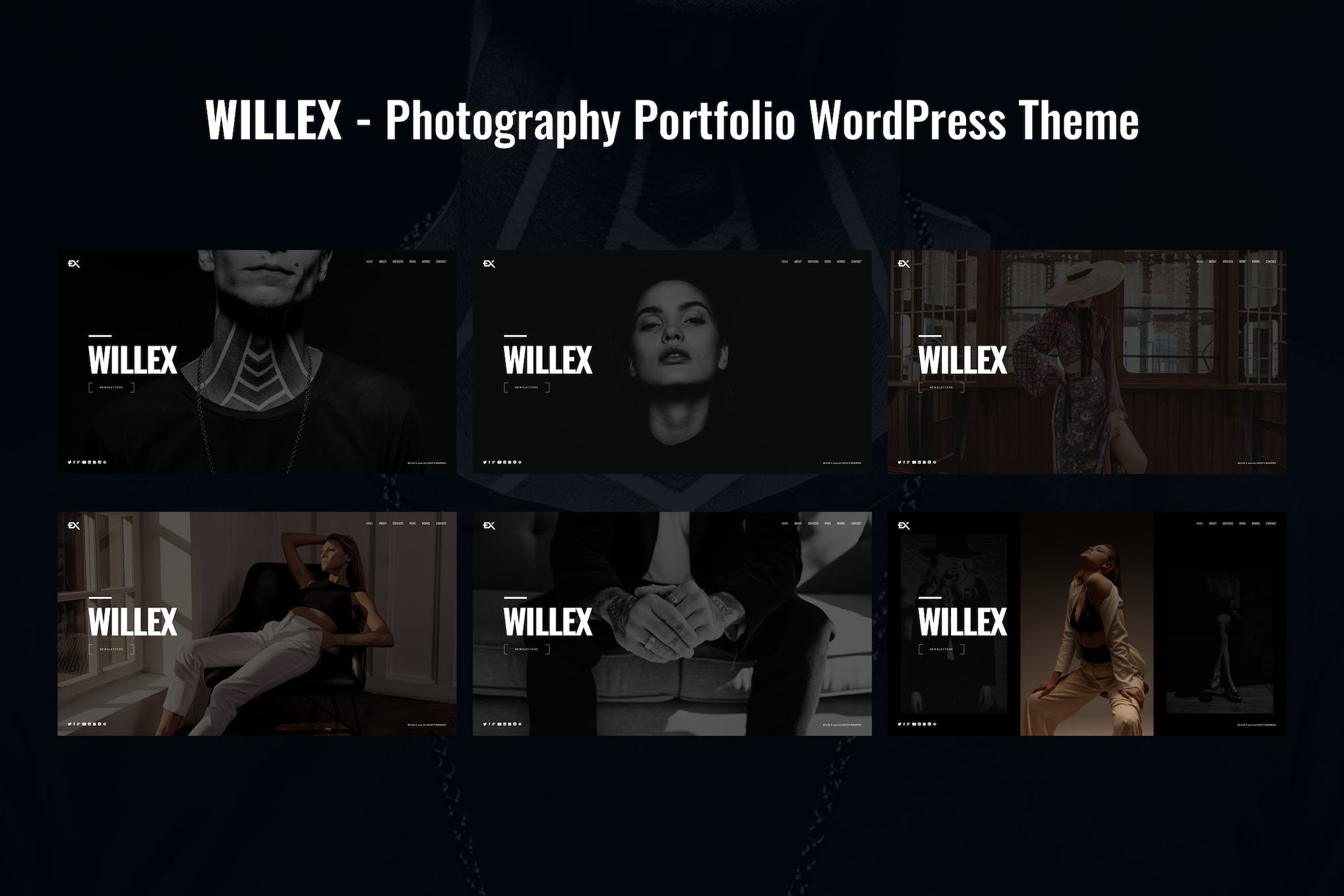 Willex - Photography Portfolio WordPress Theme