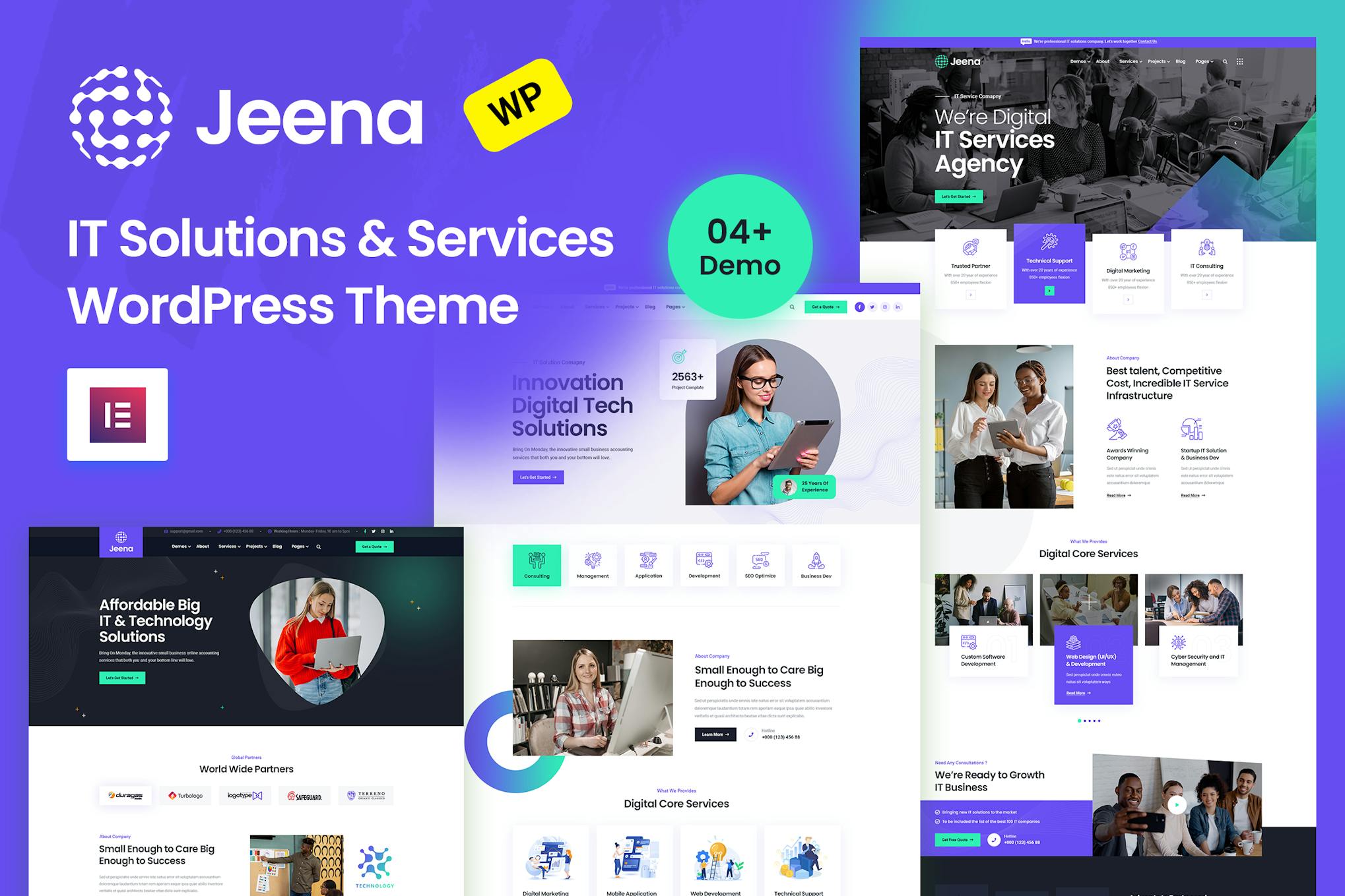 Jeena | IT Solutions & Technology WordPress Theme
