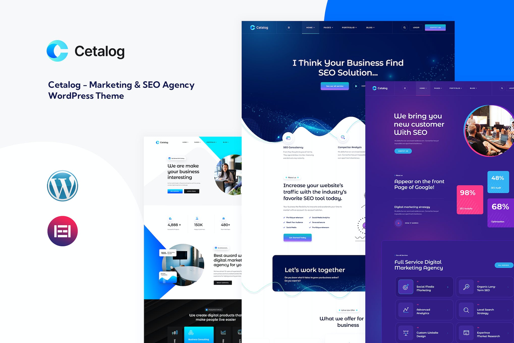 Cetalog - Marketing & SEO Agency WordPress Theme