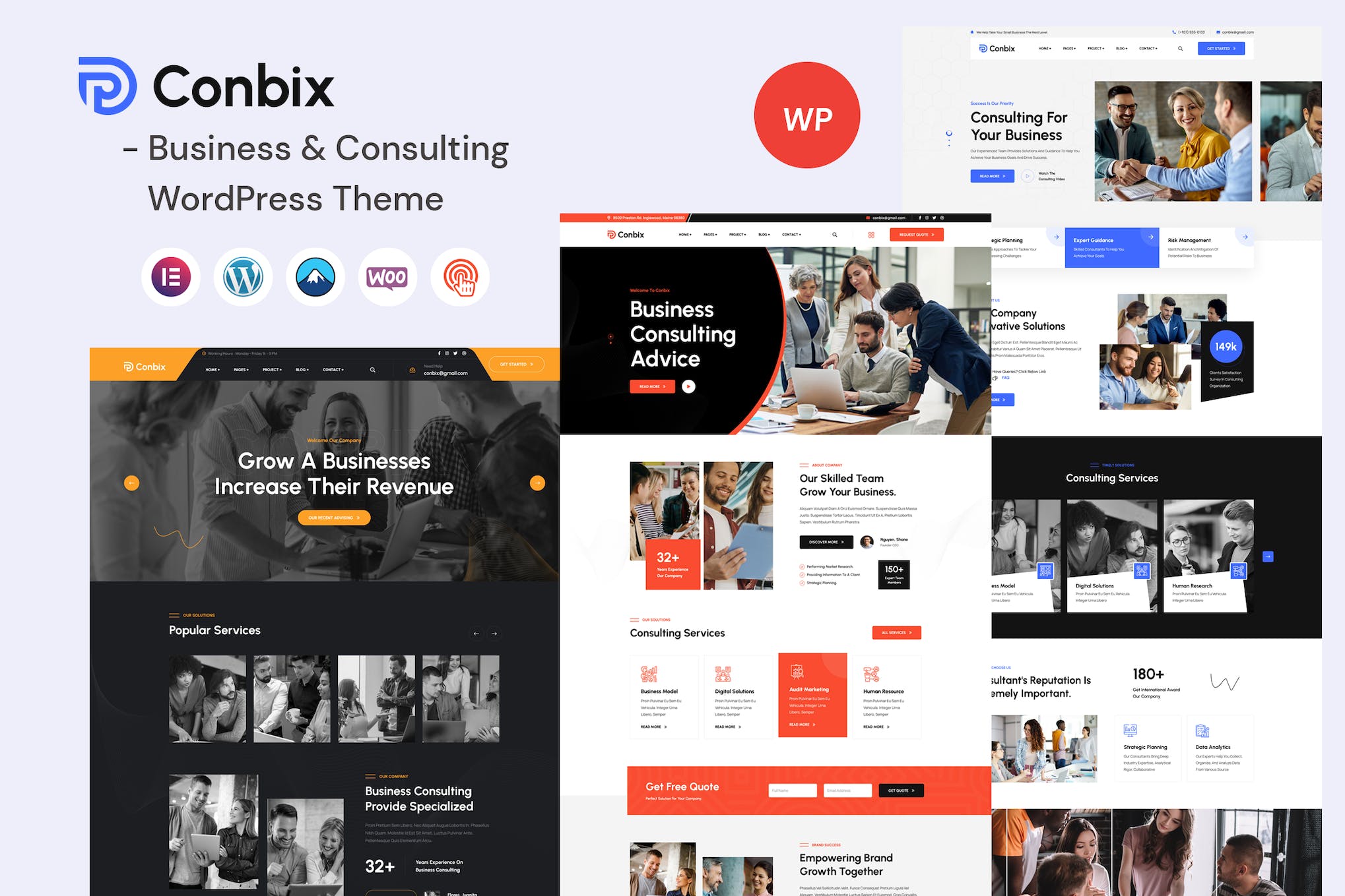 Elementor Business Consulting WordPress Theme