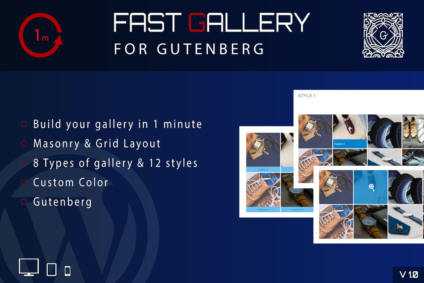 Fast Gallery for Gutenberg - WordPress Plugin