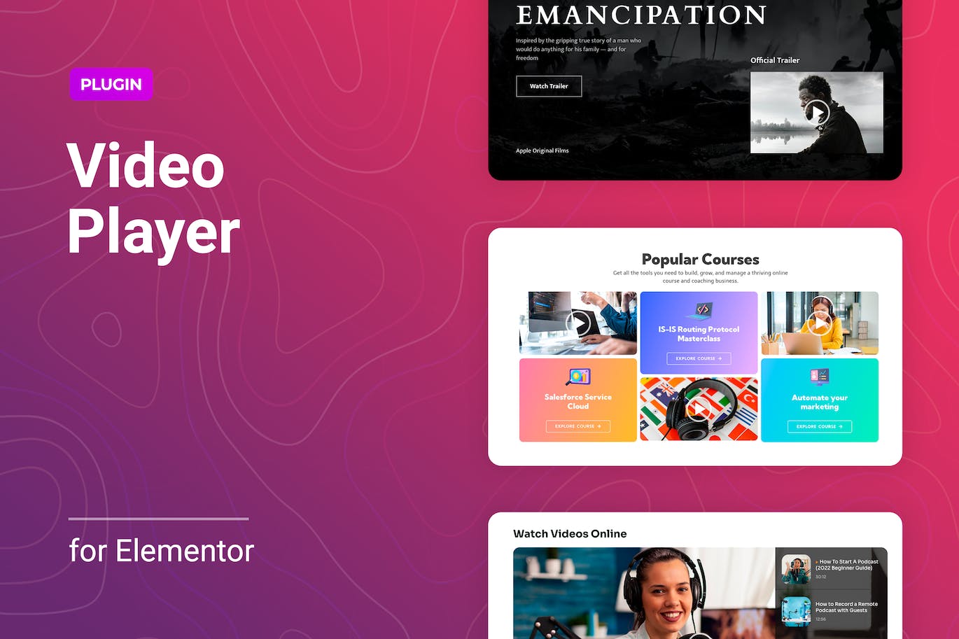 Flexible Video Player for Elementor