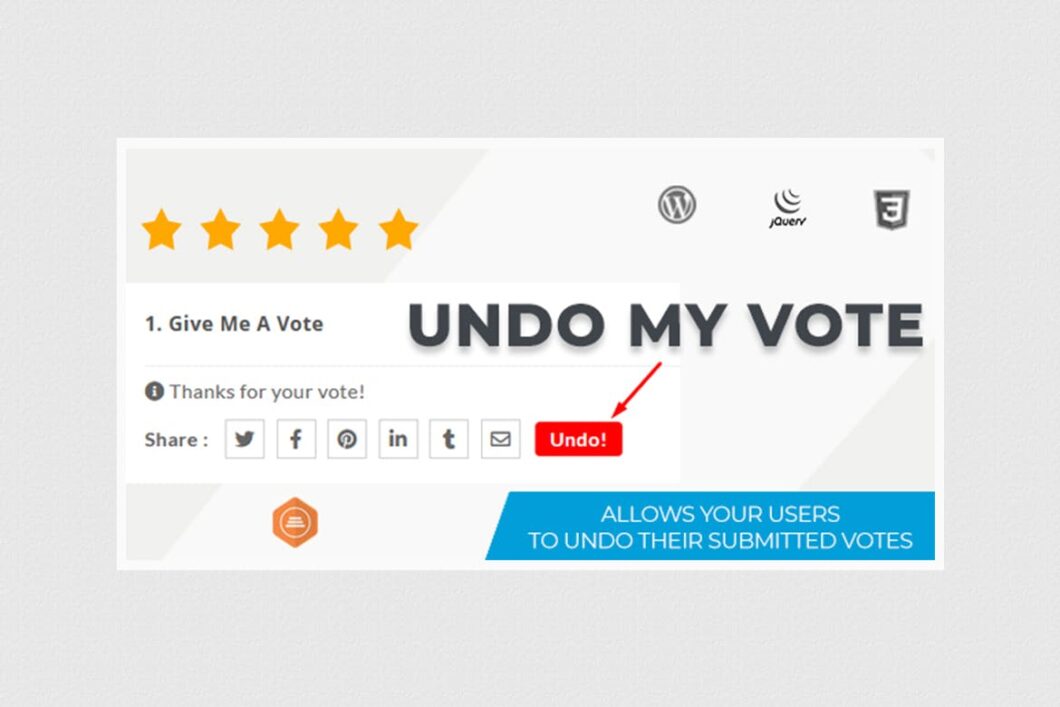 Undo My Vote Addon For BWL Pro Voting Manager