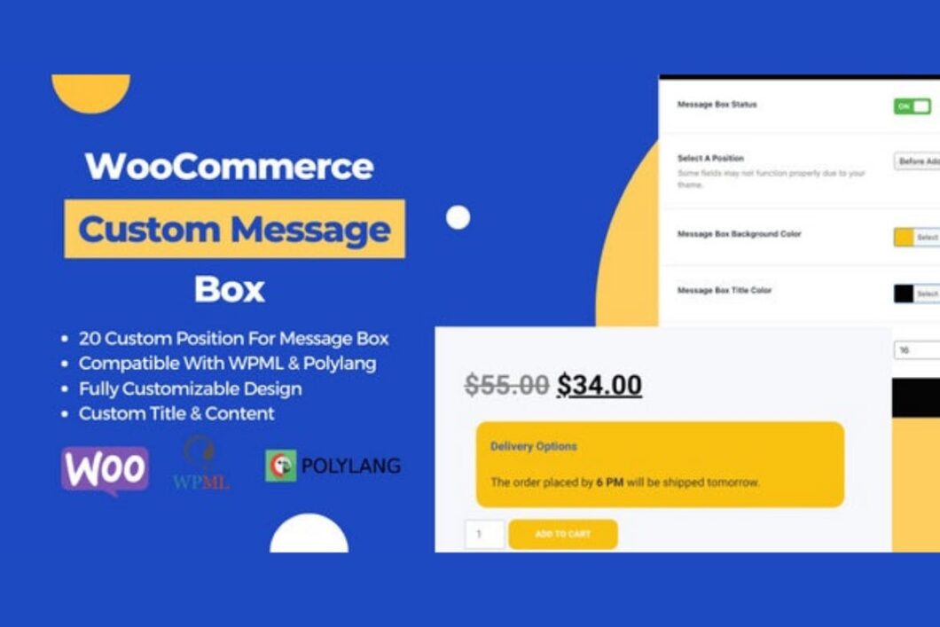 WooCommerce Product Page Custom Message Box