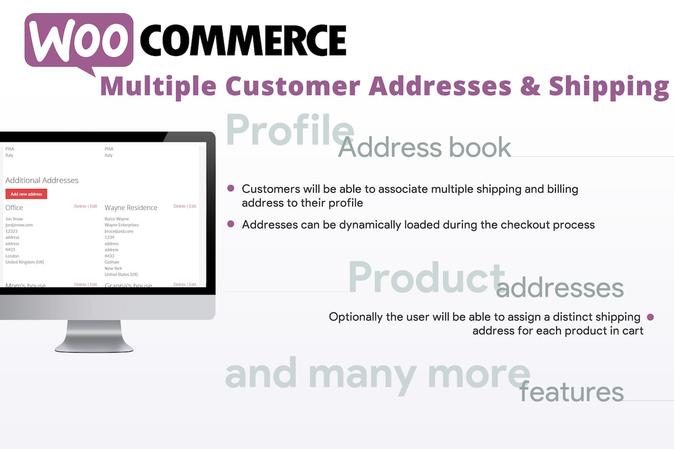 a1f0c78d-0f9f-479b-9c10-6ac5a47806ad WooCommerce Multiple Customer Addresses & Shipping