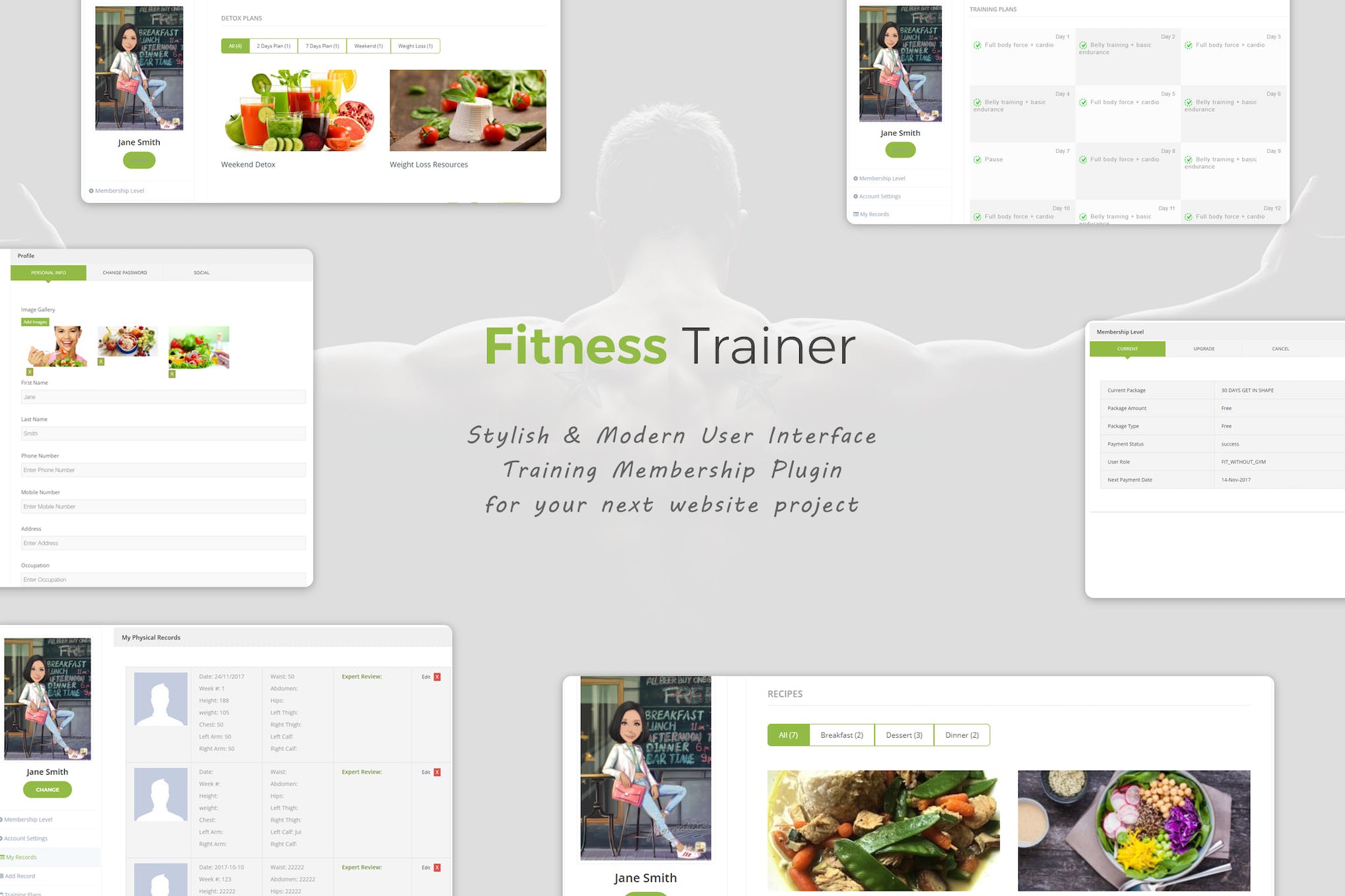 1f9fc882-7d04-4660-8735-7b685ef2f206 Fitness Trainer- Training Membership gym Plugin
