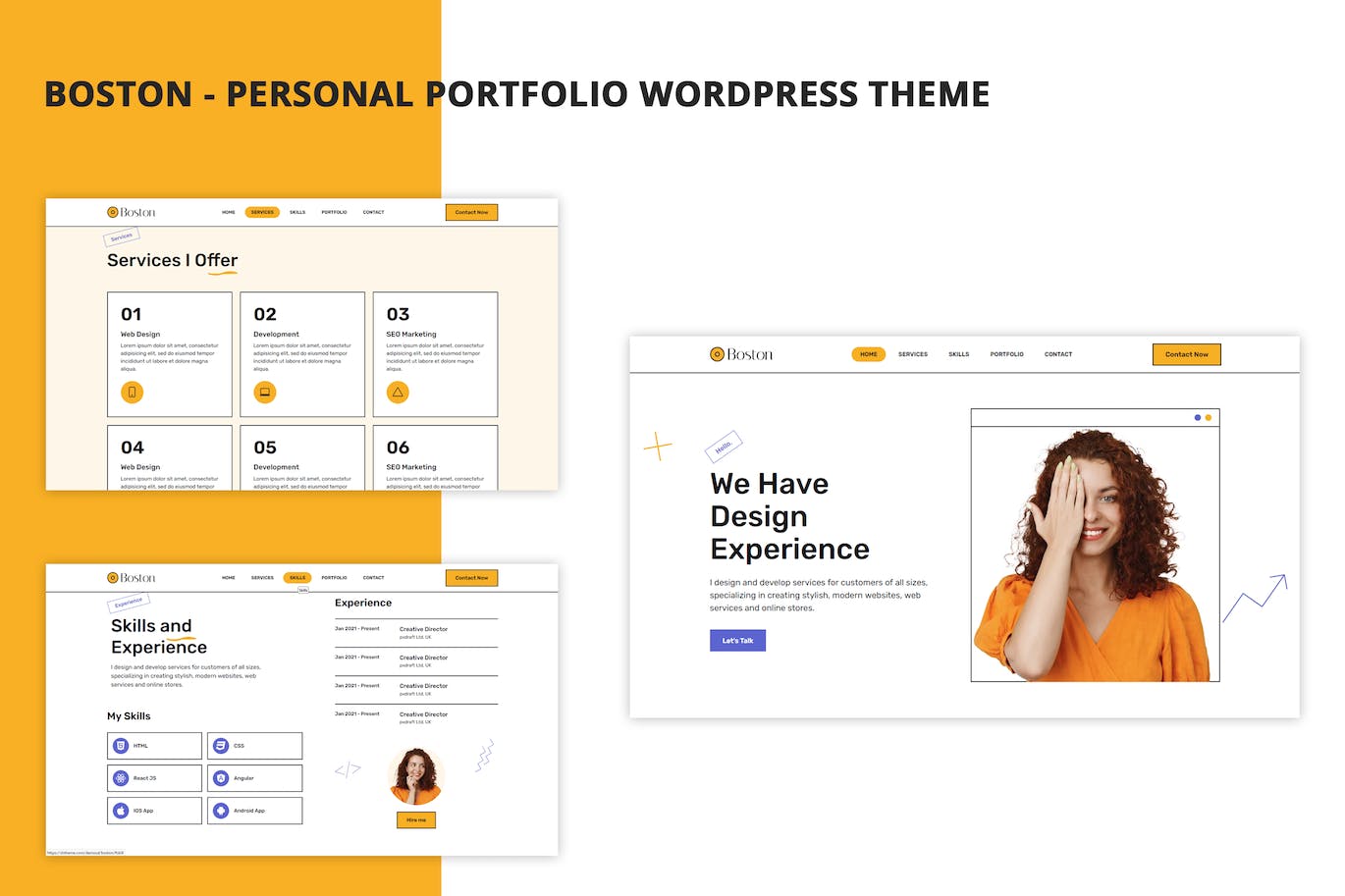 eaefdd24-3515-46fd-a4c6-6f5a7f0f53c5 Boston - Personal Portfolio WordPress Theme