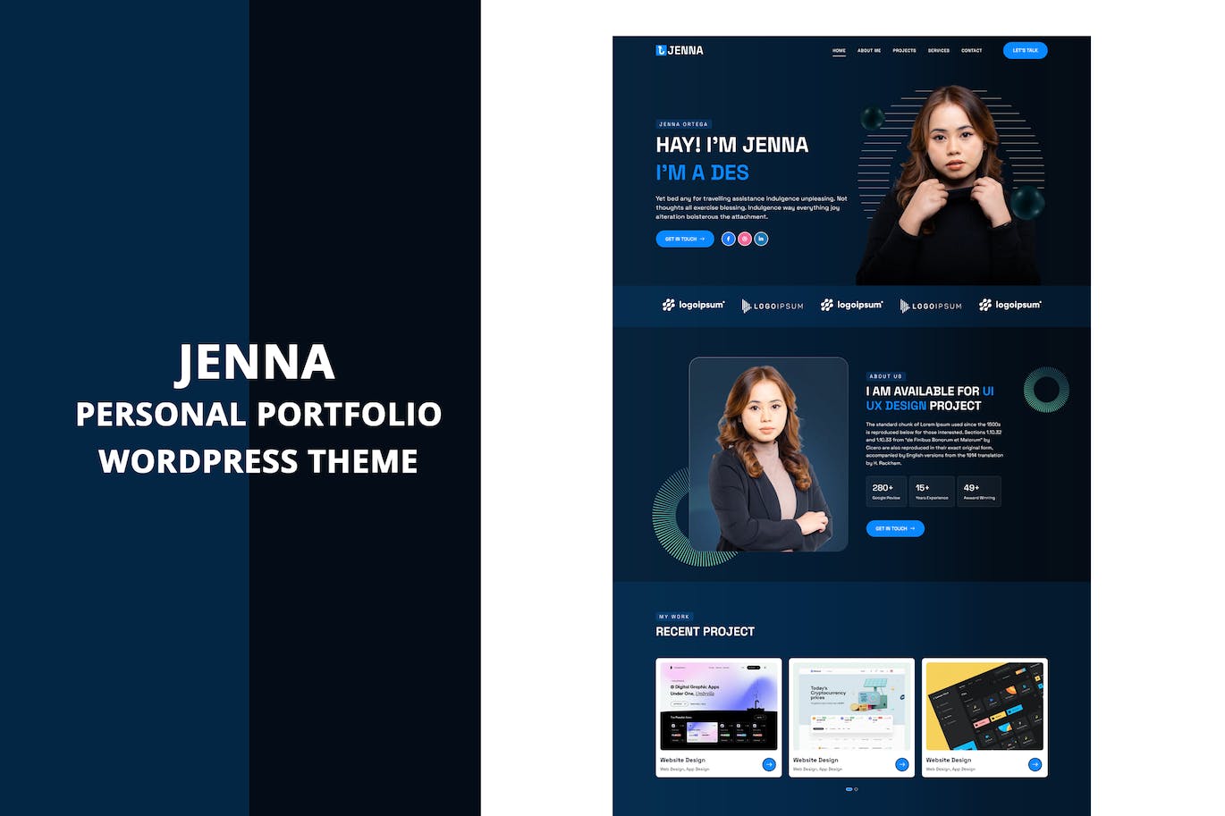 e8f87b7f-b508-4556-9672-55518dbd3f00 Jenna – Personal Portfolio WordPress Theme