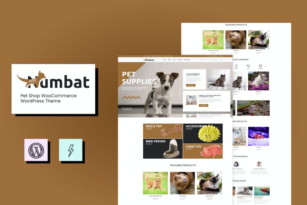 Numbat - Pet Shop WooCommerce WordPress Theme