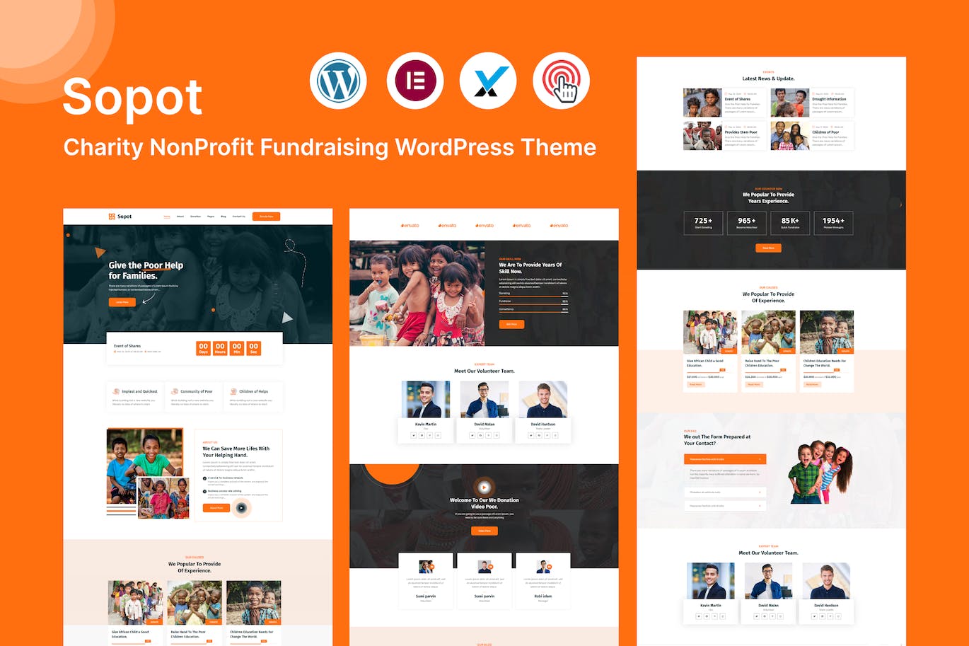 Sopot - Charity Fundraising WordPress Theme