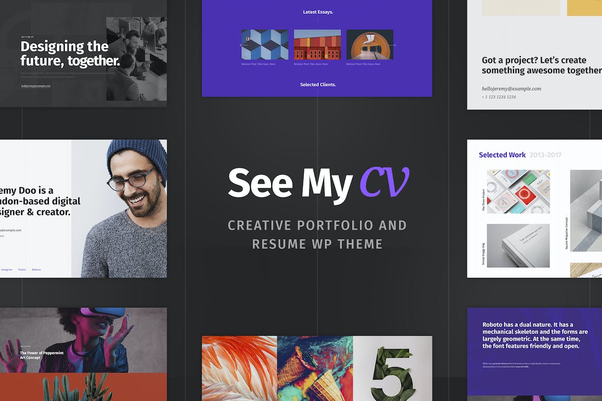 See My CV - Resume WordPress Theme