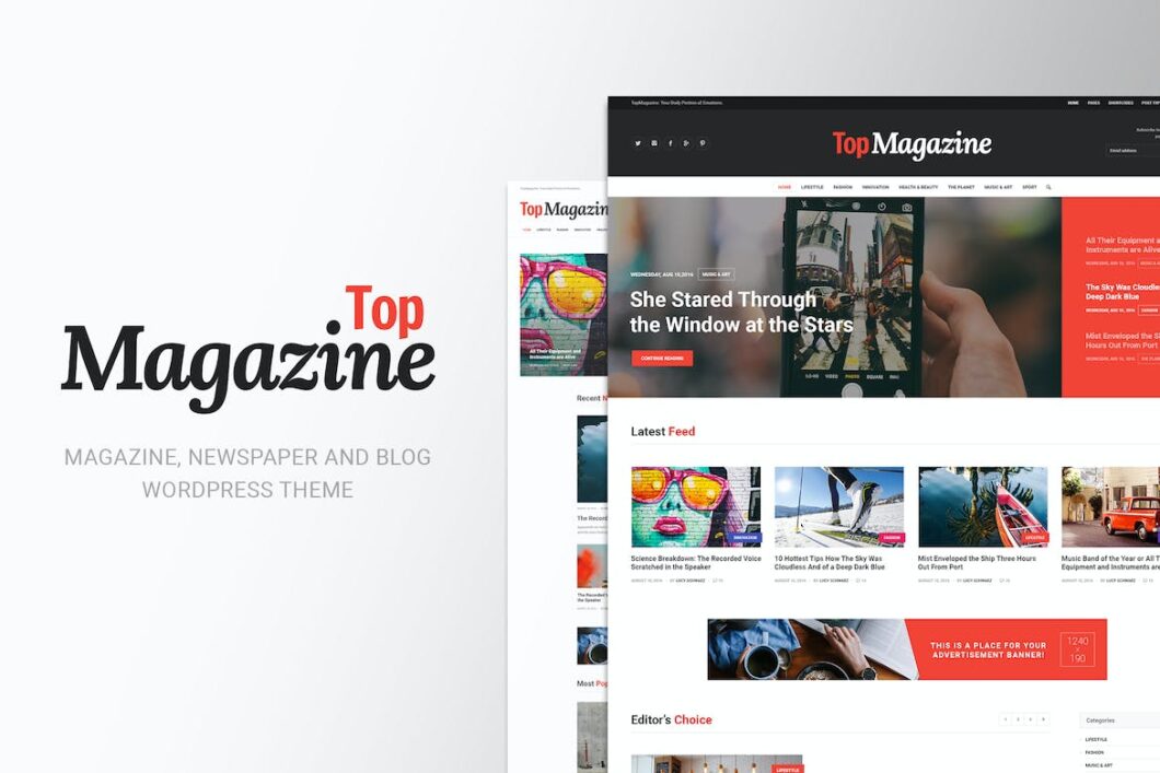 Top Magazine - News WordPress Theme