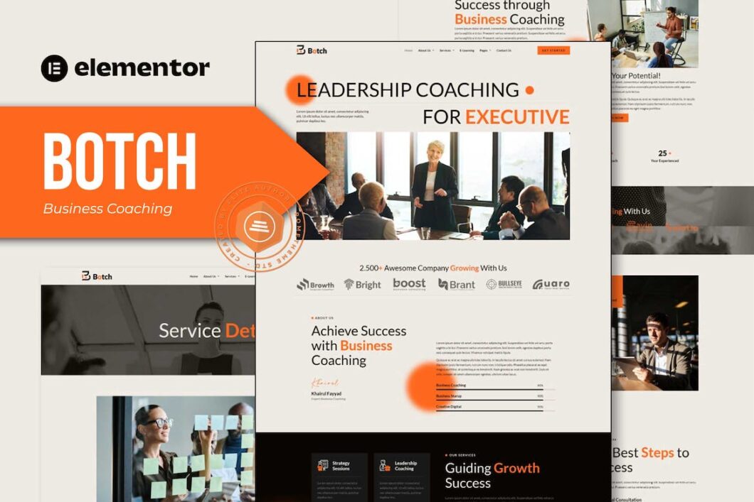 Coverimage-Botch Botch - Business Coaching Elementor Template Kit
