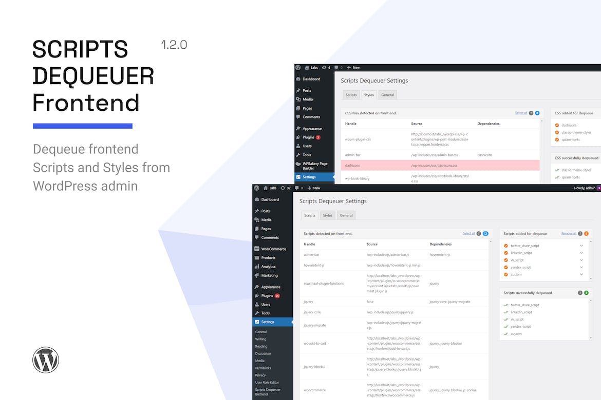Scripts Dequeuer (Frontend)