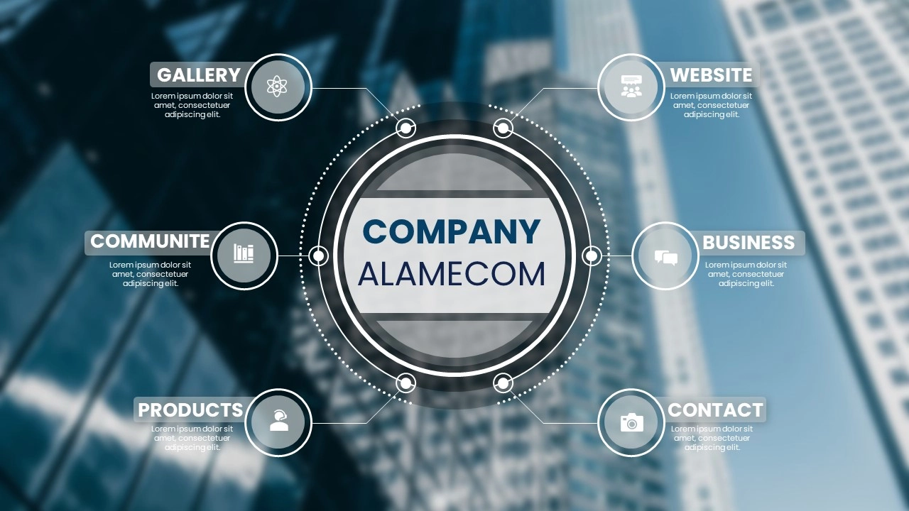 ستة خيارات انفوجرافيك احترافية للمشاريع في برنامج بوربوينت