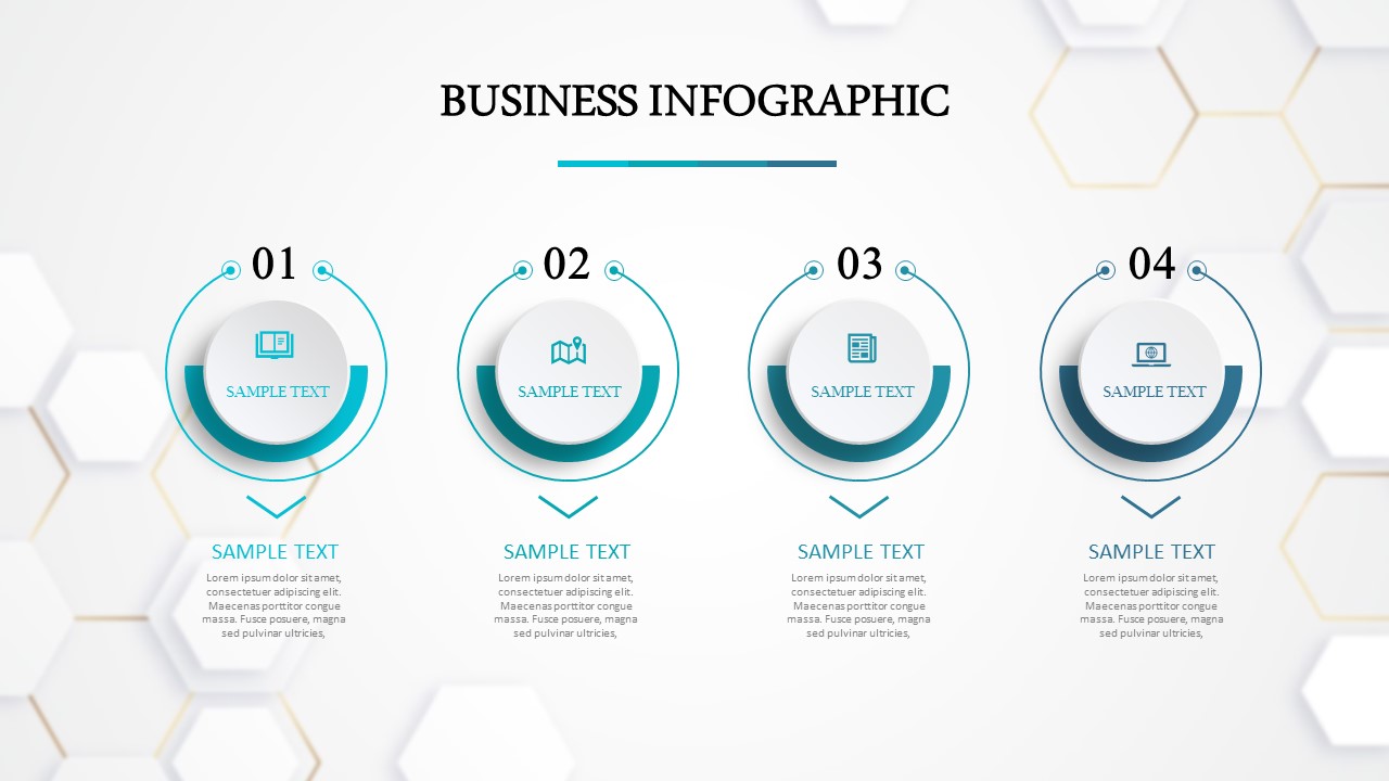انفوجرافيك اربعة خيارات تصميم انفوجرافيك أربعة خيارات في برنامج بوربوينت