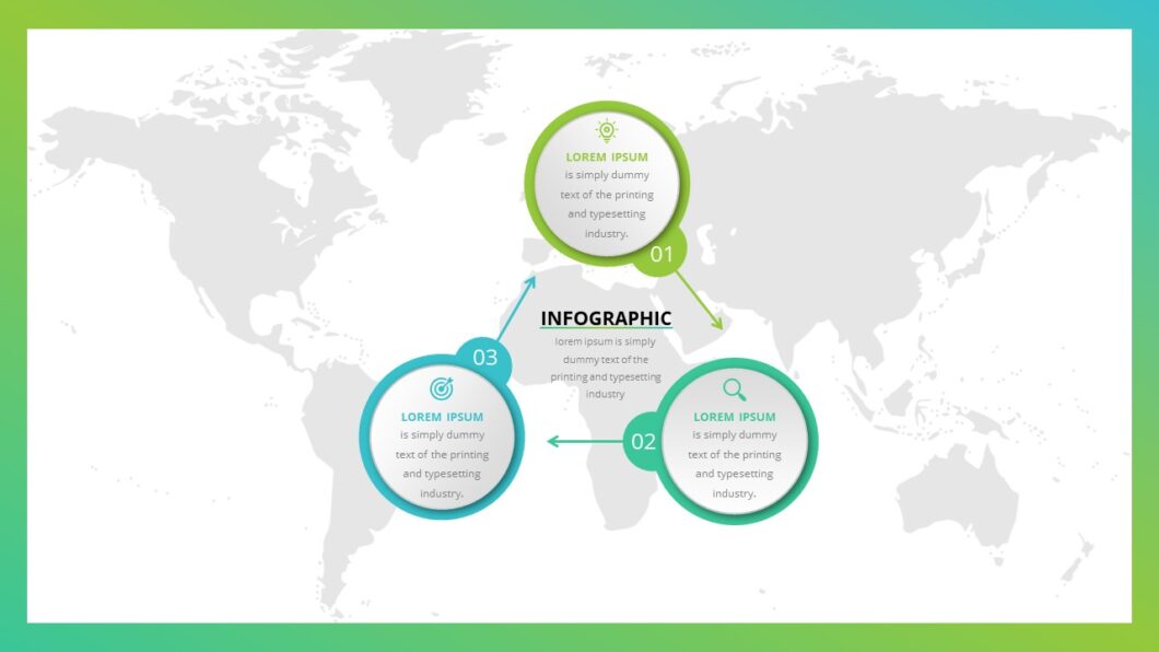تصميم ثلاث خيارات انفوجرافيك متحركة احترافية في برنامج بوربوينت