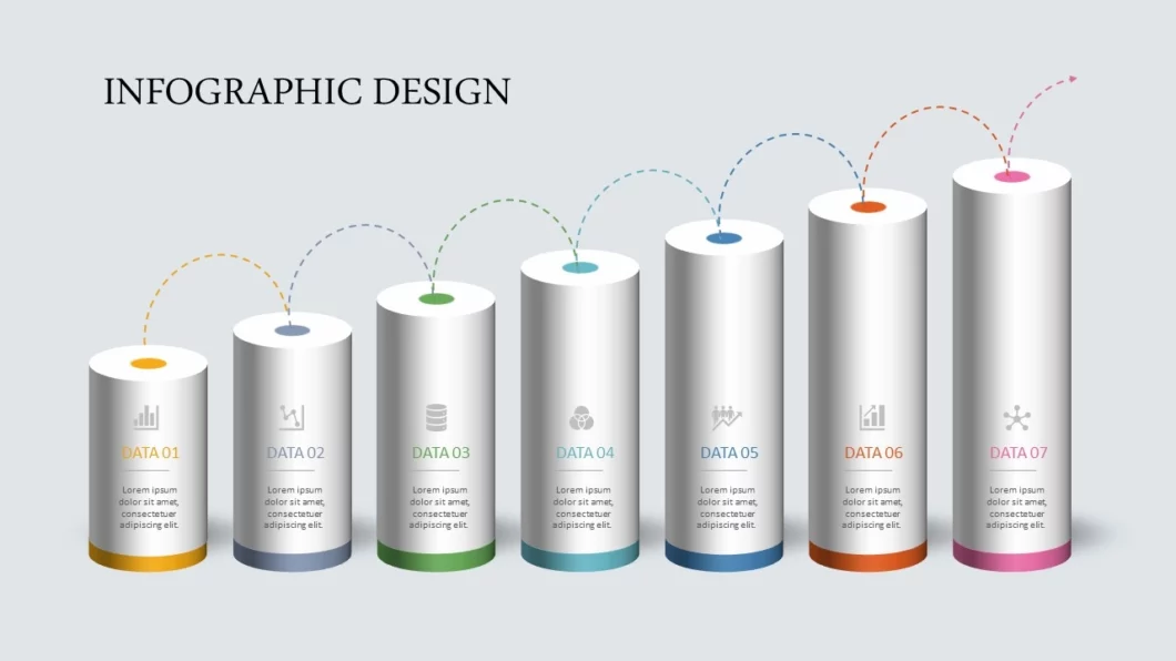 تصميم انفوجرافيك سبعة خيارات مميزة في برنامج بوربوينت