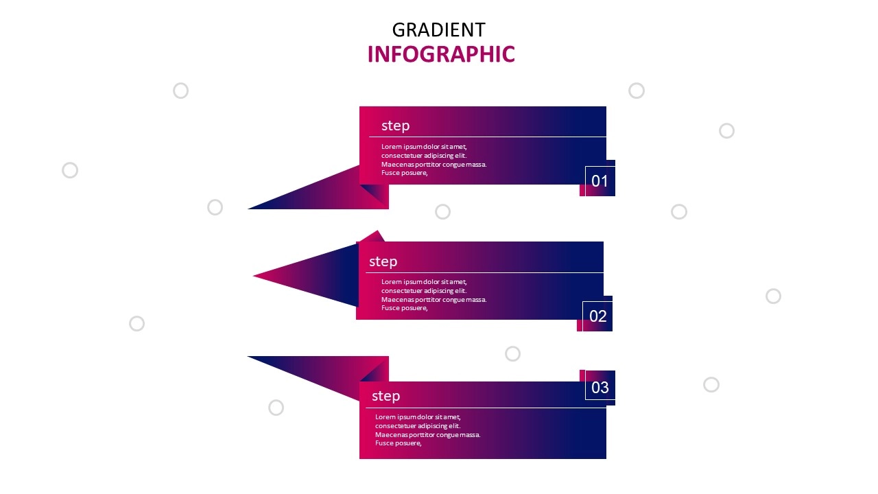 ثلاث خيارات (1) انفوجرافيك ثلاثة خيارات احترافية مميزة للمشاريع في برنامج بوربوينت