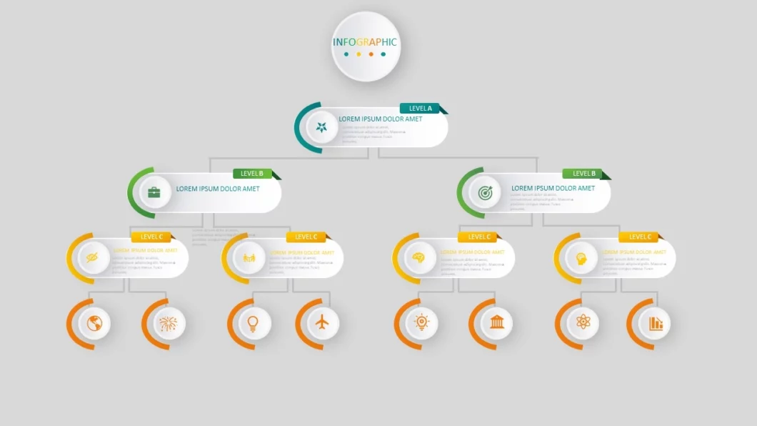انفوجرافيك عدة خيارات احترافية مميزة في برنامج بوربوبيت للمشاريع