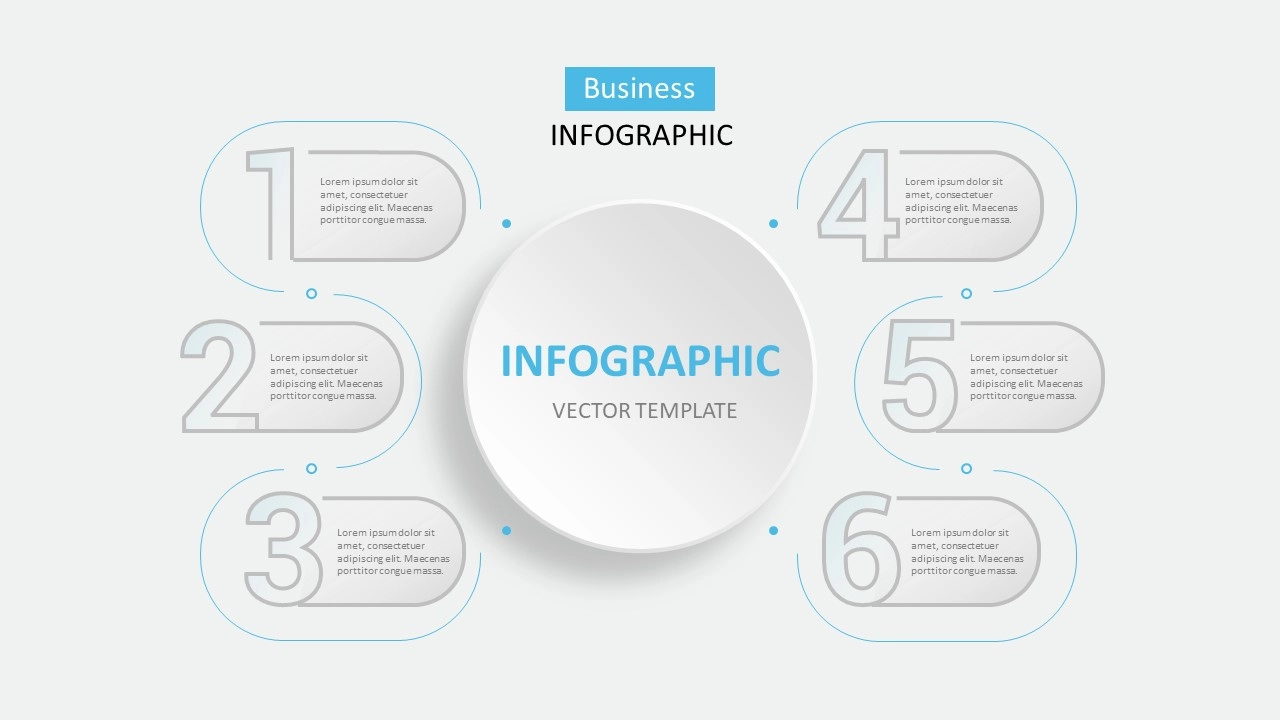 عرض تقديمي1 (1) انفوجرافيك ستة خيارات احترافية مميزة للمشاريع في برنامج بوربوينت