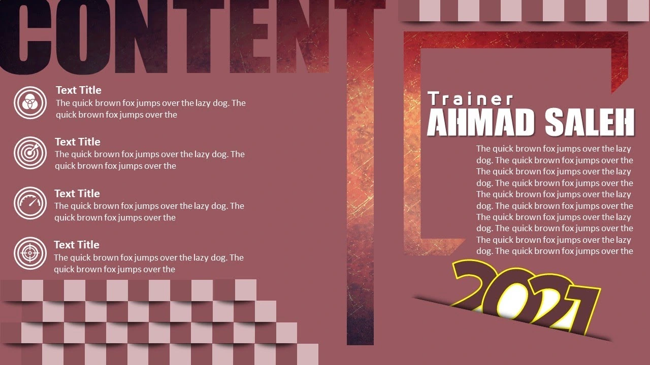 عروض بوربوينت احترافية | تصميم شريحة افتتاحية لمشروع متميز في برنامج بوربوينت