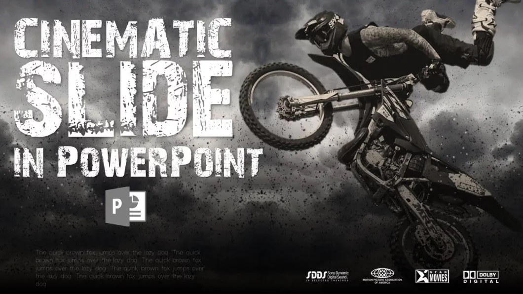 عروض بوربوينت احترافية - شرائح سينمائية -  مميزة في برنامج بوربوينت