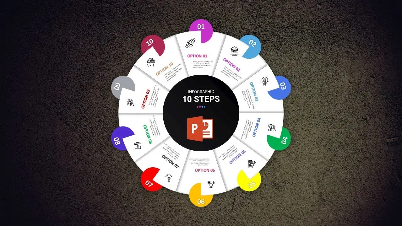 maxresdefault - 2023-06-07T151812.505 تصميم انفوجرافيك متميز - مخطط بياني دائري في برنامج بوربوينت