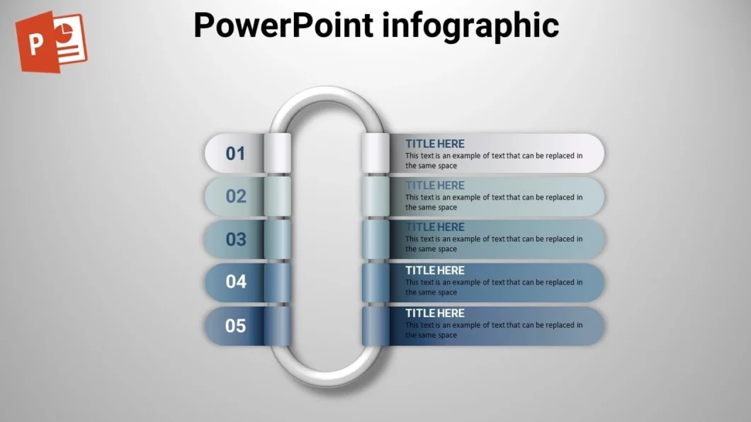 خمسة خيارات انفوجرافيك احترافية متحركة في برنامج بوربوينت