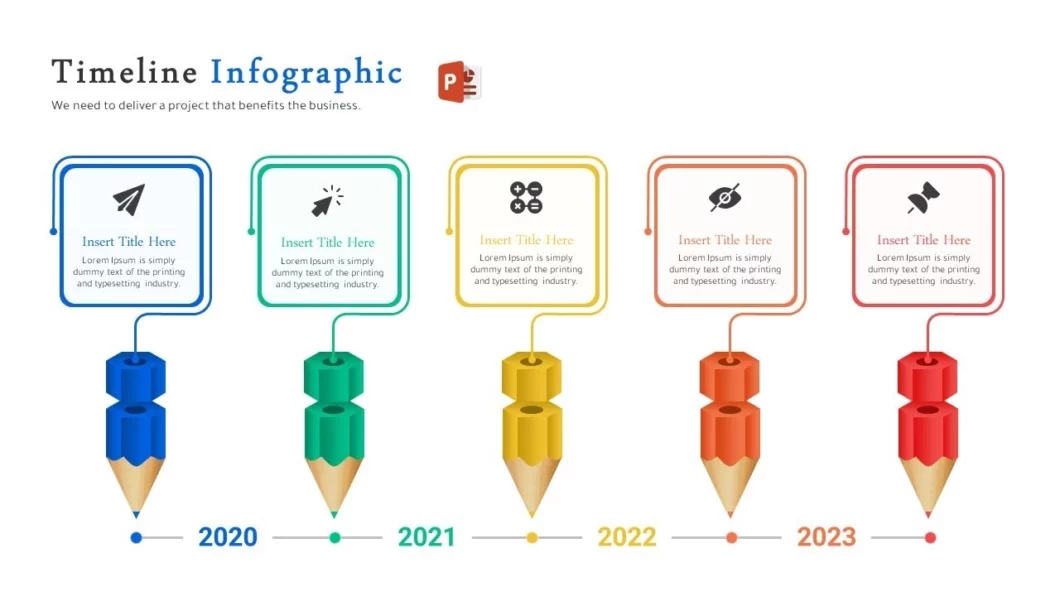 خمسة خيارات انفوجرافيك احترافية مميزة للمشاريع في برنامج بوربوينت