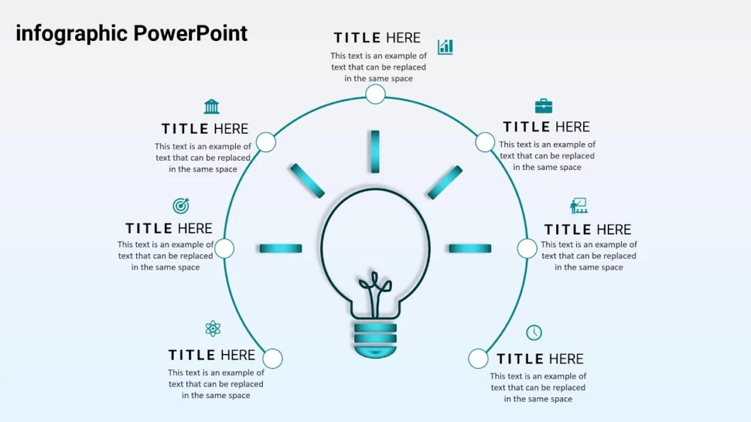 سبعة خيارات انفوجرافيك احترافية في برنامج بوربوينت