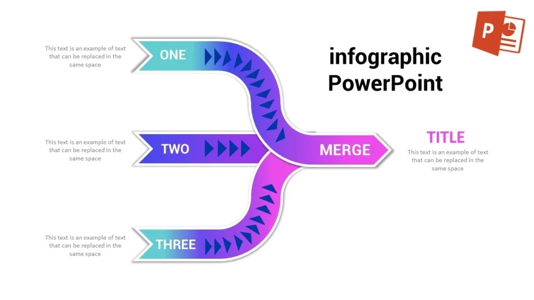 انفوجرافيك  ثلاثة خيارات احترافية مميزة في برنامج بوربوينت