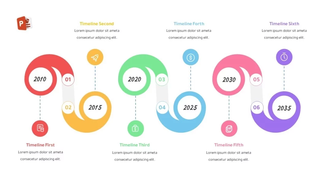 ستة خيارات انفوجرافيك احترافية للمشاريع في برنامج بوربوينت