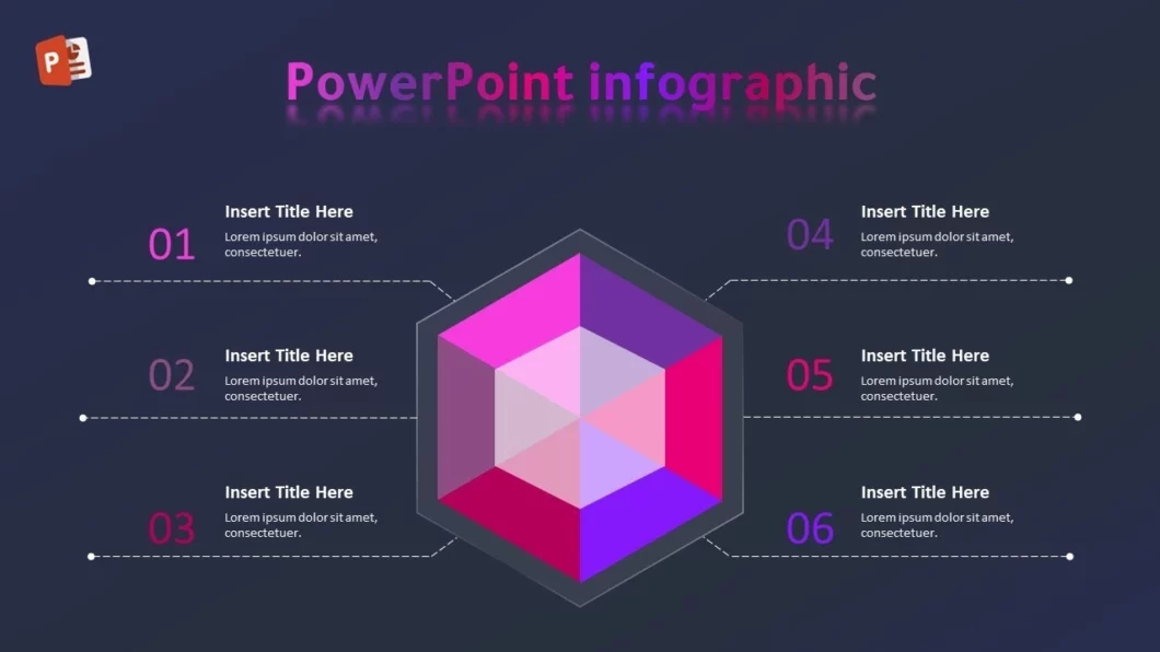 ستة خيارات انفوجرافيك مميزة للمشاريع والاعمال في برنامج بوربوينت