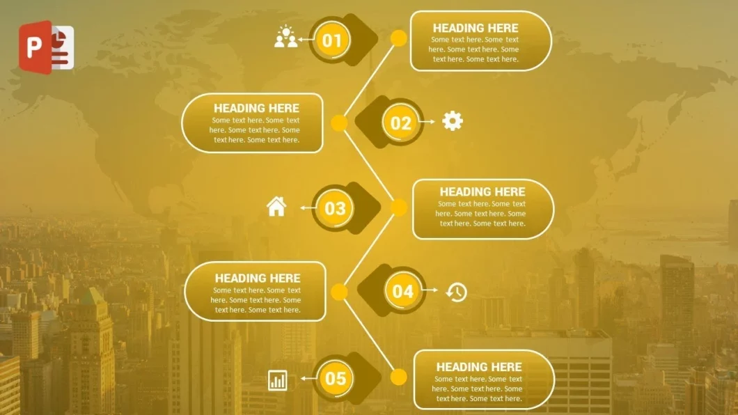 خمسة خيارات انفوجرافيك مميزة في برنامج بوربوينت