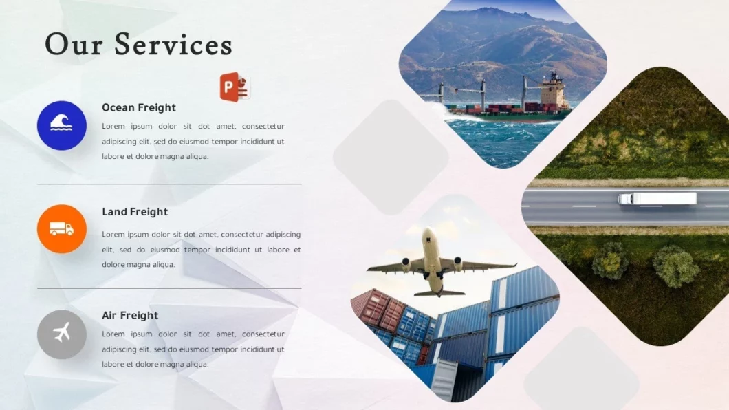 شريحة مميزة للمشاريع في برنامج بوربوينت لعرض الأفكار