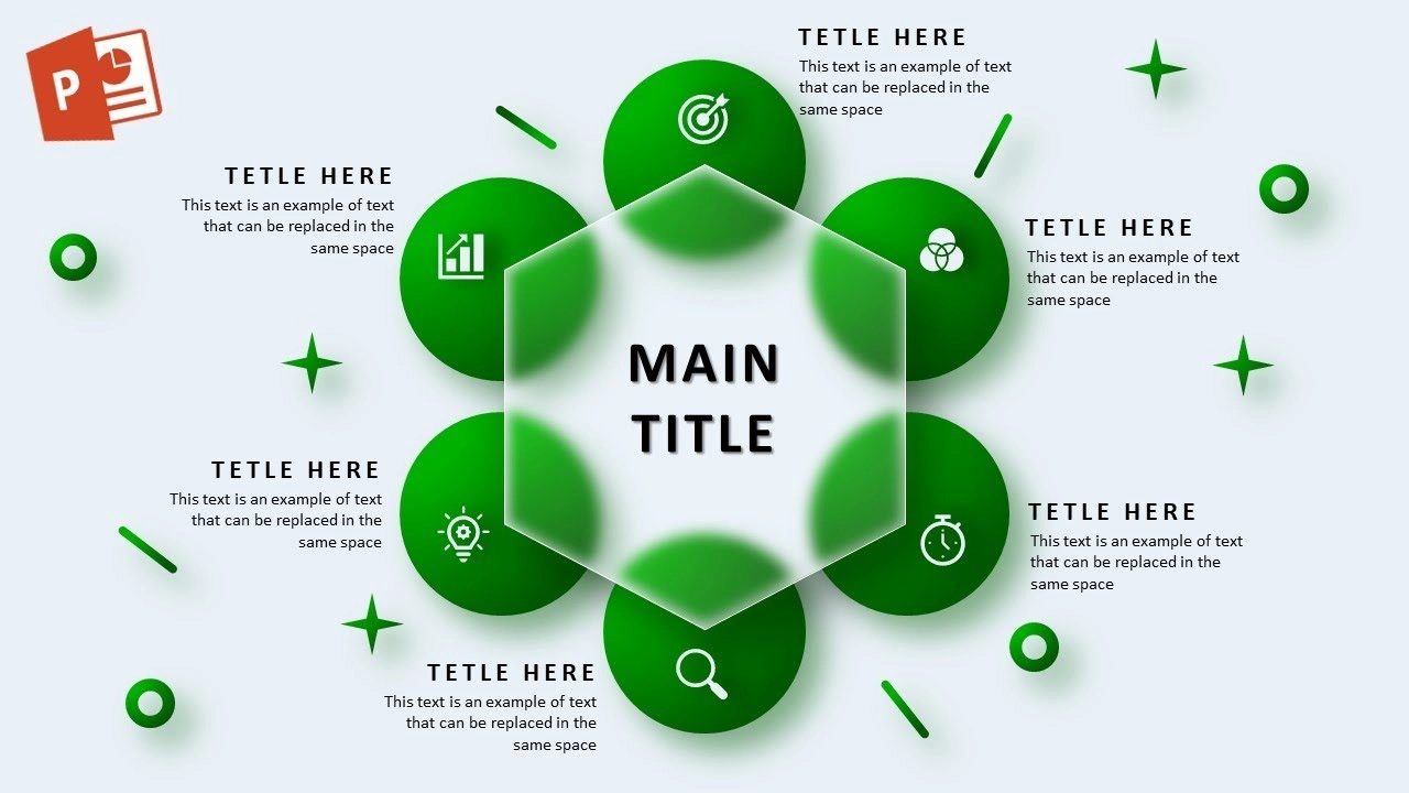 قوالب بوربوبينت جاهزة  لتصميم انفوجرافيك احترافي لعرض الأفكار