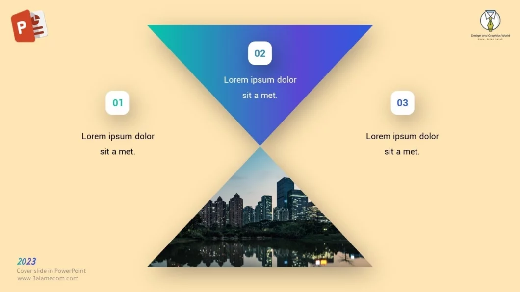 تصميم شريحة افتتاحية متحركة في برنامج بوربوينت