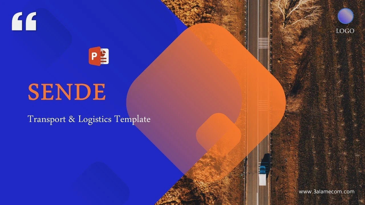 تصميم شريحة افتتاحية احترافية للمشاريع في برنامج بوربوينت