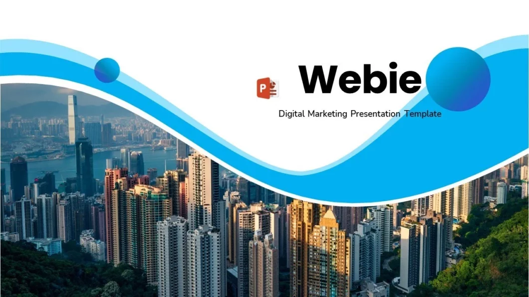 شريحة افتتاحية مميزة في برنامج بوربوينت