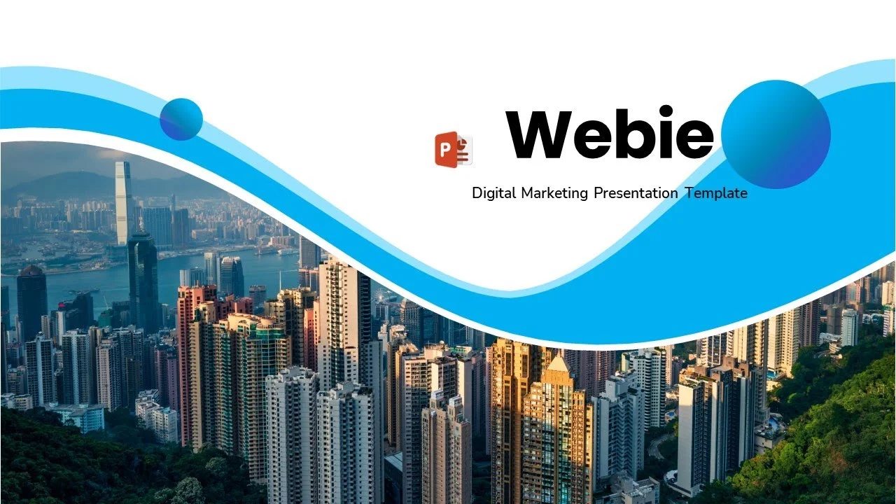 شريحة افتتاحية مميزة في برنامج بوربوينت