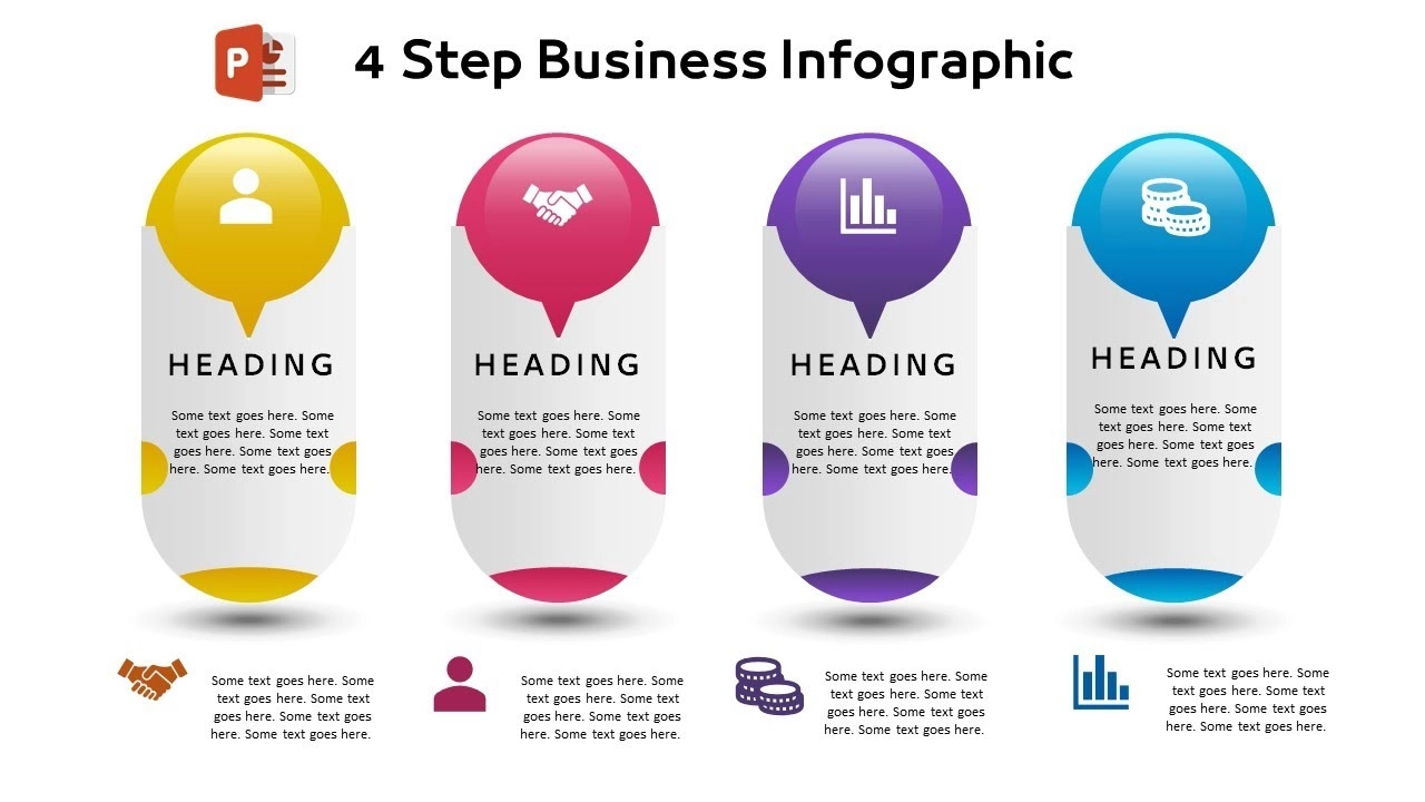 أربعة خيارات انفوجرافيك مميزة في برنامج بوربوينت