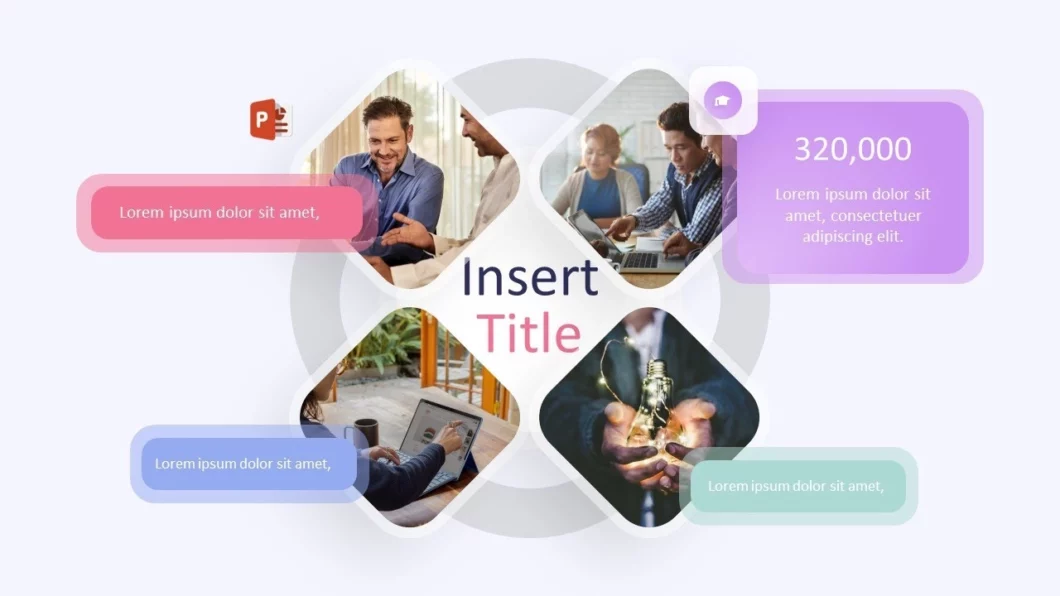 تصميم شريحة احترافية مميزة لمشاريع والاعمال في برنامج بوربوينت