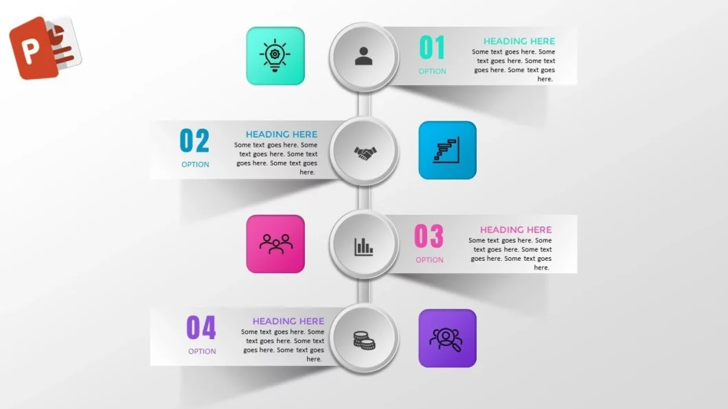 أربعة خيارات انفوجرافيك مميزة في برنامج بوربوينت