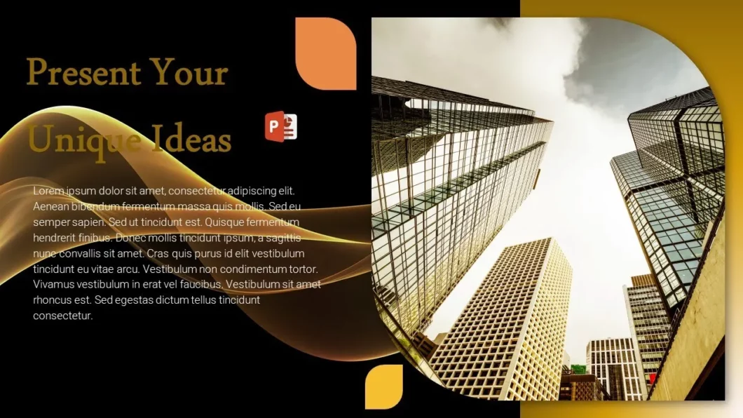 تصميم شريحة افتتاحية مميزة في برنامج بوربوينت