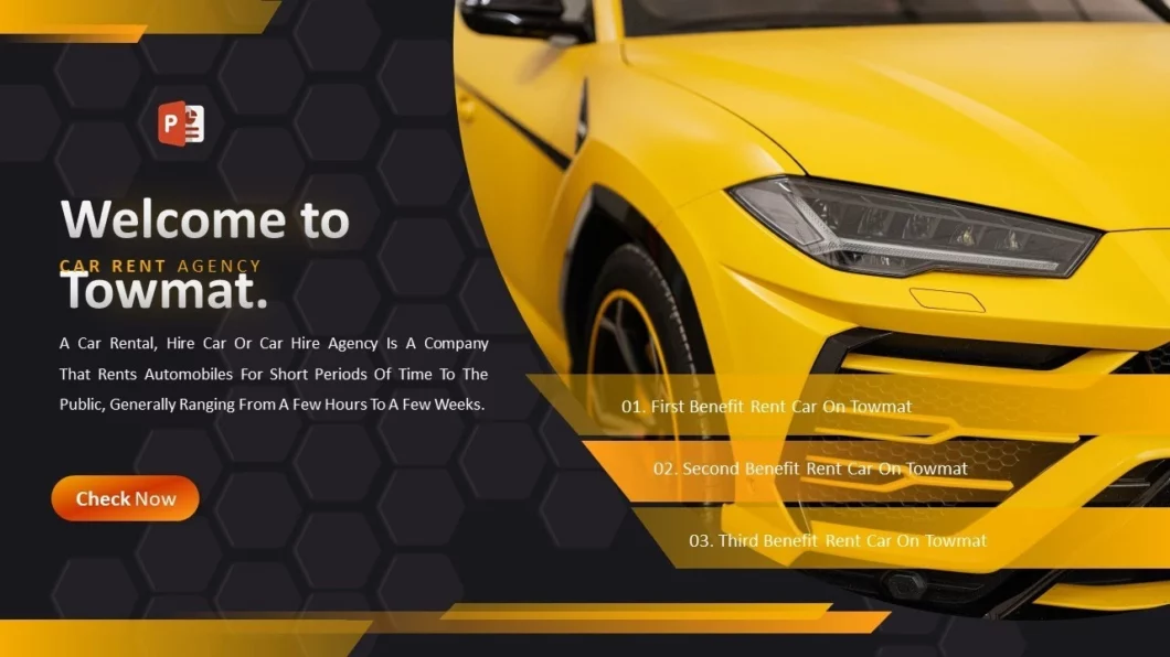 تصميم شريحة احترافية للمشاريع في برنامج بوربوينت